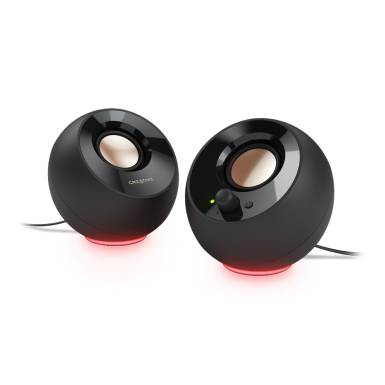 Creative Pebble SE 2.0 USB-C Powered PC Speakers with RGB Lighting Black 51MF1725AA000 Creative Pebble SE 2.0 USB-C Powered PC Speakers with RGB Lighting Black 51MF1725AA000