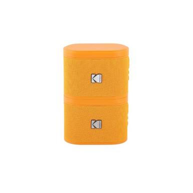 Kodak BRIXOR2 Soundbrix Mini Bluetooth Coloured Portable Two Speakers Orange KO-BRIXOR2