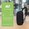 ACT AC8565 Suburb Backpack for laptops up to 15,6" Black AC8565