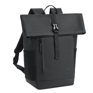 RivaCase 7826 ECO 17L Roll top Notebook Backpack 14" Black 4260709016221 RivaCase 7826 ECO 17L Roll top Notebook Backpack 14" Black 4260709016221