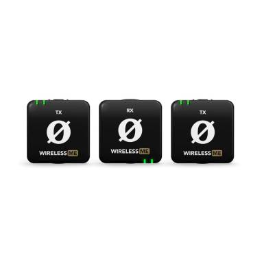 Rode Wireless ME Dual Compact Wireless Microphone System Black WIMEDUAL Rode Wireless ME Dual Compact Wireless Microphone System Black WIMEDUAL