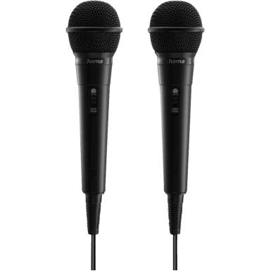 Hama Karaoke Microphone Set Black 00046002 Hama Karaoke Microphone Set Black 00046002