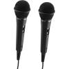 Hama Karaoke Microphone Set Black 00046002