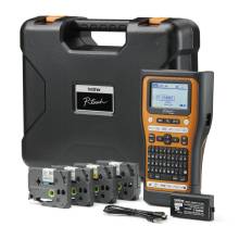 Brother PT-E560BTSP C&iacute;mkenyomtat&oacute; k&eacute;szlet Orange/Black PTE560BTSPQL1
