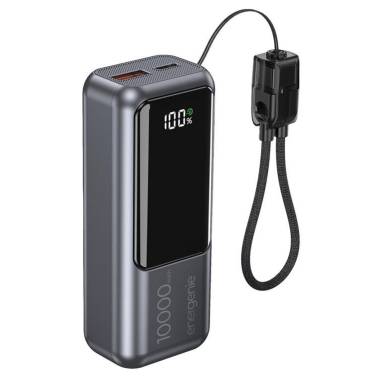 Gembird PB10-PD20-LCD-02 10000mAh PowerBank Space Grey PB10-PD20-LCD-02 Gembird PB10-PD20-LCD-02 10000mAh PowerBank Space Grey PB10-PD20-LCD-02