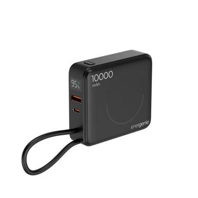 Gembird PB10-WPC15-LCD-01 10000mAh Wireless PowerBank Black PB10-WPC15-LCD-01 Gembird PB10-WPC15-LCD-01 10000mAh Wireless PowerBank Black PB10-WPC15-LCD-01