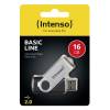 Intenso 16GB Basic Line USB2.0 Black 3503470