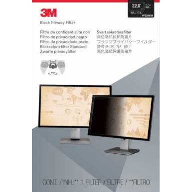 3M PF220W1B Privacy Filter for 22" Monitor 16:10 PF220W1B