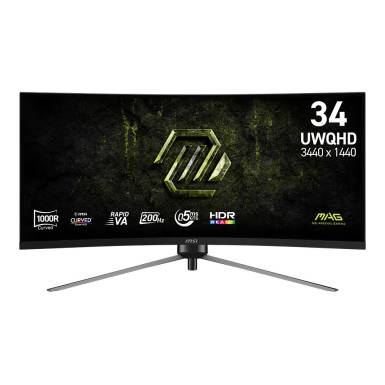 Msi 34" MAG 345CQRF E20 LED Curved 9S6-3DD14H-030 Msi 34" MAG 345CQRF E20 LED Curved 9S6-3DD14H-030