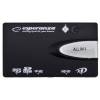 Esperanza EA129 All-In-One USB Card Reader Black EA129