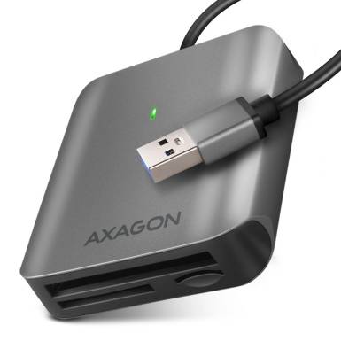 AXAGON CRE-S3 SUPERSPEED USB-A UHS-II Card Reader Black CRE-S3 AXAGON CRE-S3 SUPERSPEED USB-A UHS-II Card Reader Black CRE-S3