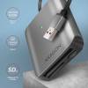 AXAGON CRE-S3 SUPERSPEED USB-A UHS-II Card Reader Black CRE-S3