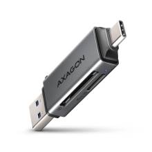 AXAGON CRE-DAC SuperSpeed USB-C + USB-A Card Reader CRE-DAC AXAGON CRE-DAC SuperSpeed USB-C + USB-A Card Reader CRE-DAC