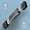 AXAGON CRE-DAC SuperSpeed USB-C + USB-A Card Reader CRE-DAC