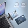 AXAGON CRE-SMPC PocketReader USB-C Smart Card Reader Black CRE-SMPC