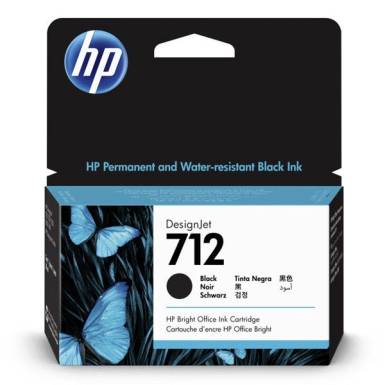 HP 3ED70A (712) Black tintapatron 3ED70A HP 3ED70A (712) Black tintapatron 3ED70A