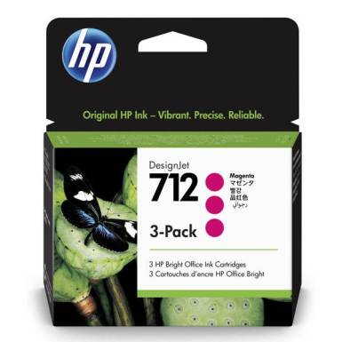 HP 3ED78A (712) Magenta tintapatroncsomag (3pack) 3ED78A HP 3ED78A (712) Magenta tintapatroncsomag (3pack) 3ED78A