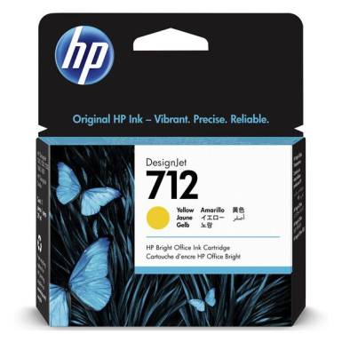 HP 3ED69A (712)  Yellow tintapatron 3ED69A