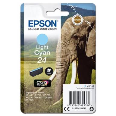 Epson T2425 (24) Light Cyan tintapatron C13T24254012 Epson T2425 (24) Light Cyan tintapatron C13T24254012