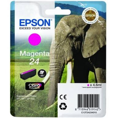 Epson T2423 (24) Magenta tintapatron C13T24234022 Epson T2423 (24) Magenta tintapatron C13T24234022