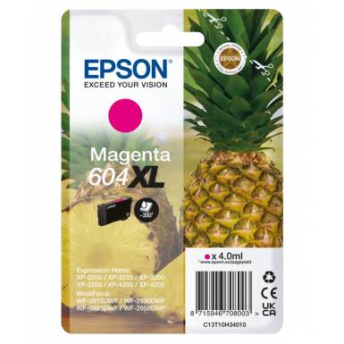 Epson T10H3 (604XL) Magenta tintapatron C13T10H34010 Epson T10H3 (604XL) Magenta tintapatron C13T10H34010