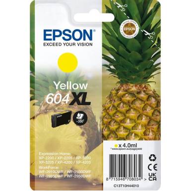 Epson T10H4 (604XL) Yellow tintapatron C13T10H44010 Epson T10H4 (604XL) Yellow tintapatron C13T10H44010