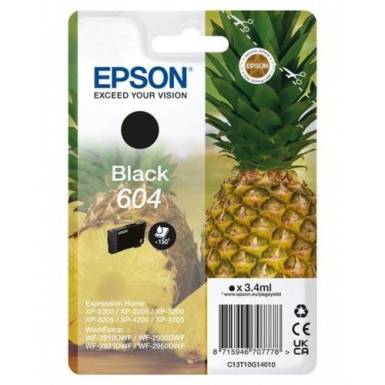 Epson T10G1 (604) Black tintapatron C13T10G14020