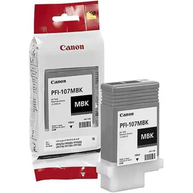 Canon PFI-107BK Matt Black tintapatron 6704B001 Canon PFI-107BK Matt Black tintapatron 6704B001