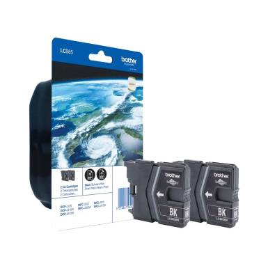 Brother LC985BKBP Tintapatron Black (2pack) LC985BKBP2