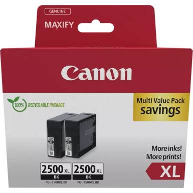 Canon PGI-2500XL Black Twin Pack 9254B011 Canon PGI-2500XL Black Twin Pack 9254B011