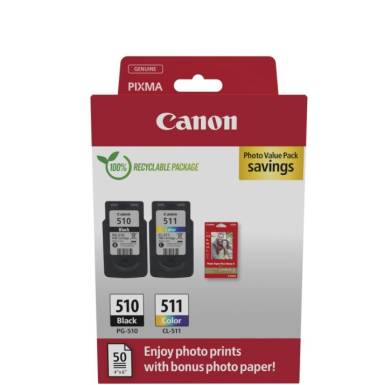 Canon PG-510B/CL511 Multipack tintapatron + fot&oacute;pap&iacute;r 2970B017