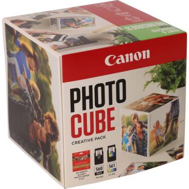 Canon PG-560 + CL-561 Multipack tintapatron + 40db Photo Paper Plus Glossy II 3713C014 Canon PG-560 + CL-561 Multipack tintapatron + 40db Photo Paper Plus Glossy II 3713C014