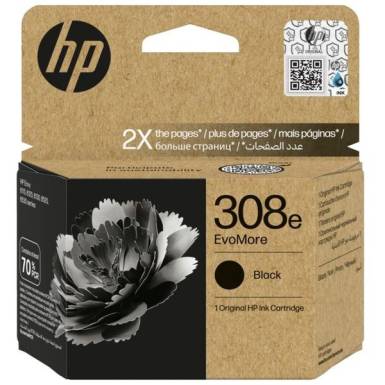 HP 308e Black tintapatron 7FP22UE HP 308e Black tintapatron 7FP22UE