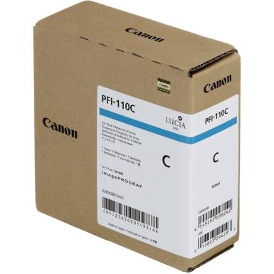 Canon PFI-110 Cyan tintapatron 2365C001 Canon PFI-110 Cyan tintapatron 2365C001