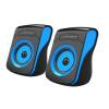 Esperanza Flamenco USB Stereo Speakers Black/Blue EP140KB