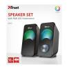 Trust Arys RGB Compact 2.0 Speaker Set Black 23120