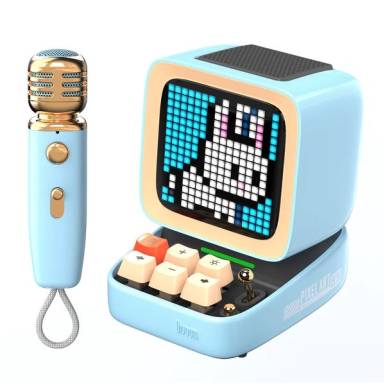 Divoom Ditoo Mic Bluetooth Speaker Blue DITOOMIC_BLUE Divoom Ditoo Mic Bluetooth Speaker Blue DITOOMIC_BLUE