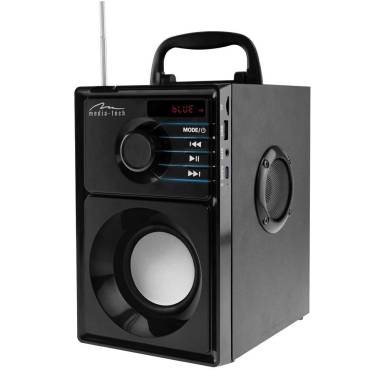 Media-Tech MT3179 Boombox Silver Bluetooth Speaker Black MT3179 Media-Tech MT3179 Boombox Silver Bluetooth Speaker Black MT3179