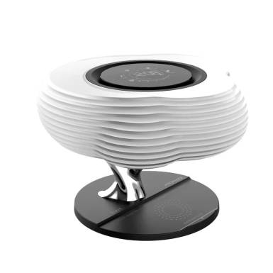 Promate HomeCloud 3-in-1 Cloud Design Wireless Speaker with LED Nightlight and Wireless Charger Black/White HOMECLOUD.UNI Promate HomeCloud 3-in-1 Cloud Design Wireless Speaker with LED Nightlight and Wireless Charger Black/White HOMECLOUD.UNI