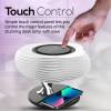 Promate HomeCloud 3-in-1 Cloud Design Wireless Speaker with LED Nightlight and Wireless Charger Black/White HOMECLOUD.UNI