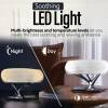 Promate HomeCloud 3-in-1 Cloud Design Wireless Speaker with LED Nightlight and Wireless Charger Black/White HOMECLOUD.UNI