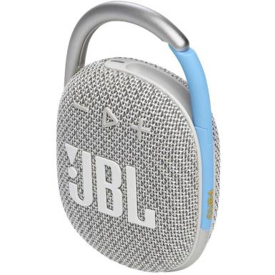 JBL Clip4 Eco Bluetooth Ultra-portable Waterproof Speaker White JBLCLIP4ECOWHT JBL Clip4 Eco Bluetooth Ultra-portable Waterproof Speaker White JBLCLIP4ECOWHT