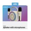 CELLY Partymic2 Wireless Speaker with 2 microphones White CE-PARTYMIC2WH