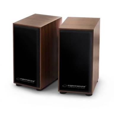 Esperanza EP122 Folk Stereo speakers 2.0 Wood EP122 Esperanza EP122 Folk Stereo speakers 2.0 Wood EP122