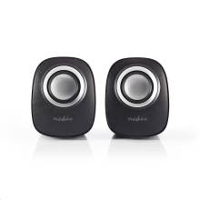 Nedis CSPR10020BK 2.0 Speaker Black CSPR10020BK Nedis CSPR10020BK 2.0 Speaker Black CSPR10020BK