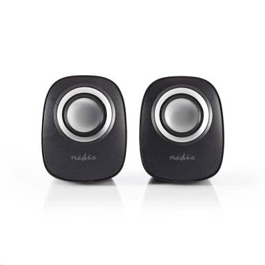 Nedis CSPR10020BK 2.0 Speaker Black CSPR10020BK Nedis CSPR10020BK 2.0 Speaker Black CSPR10020BK