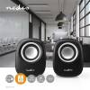 Nedis CSPR10020BK 2.0 Speaker Black CSPR10020BK