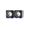 Audiocore AC870 Stereo Speakers Black/Gray AC870B