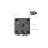 Audiocore AC870 Stereo Speakers Black/Gray AC870B