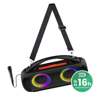 Media-Tech MT3184 Power Audio Pro Bluetooth Speaker Black MT3184